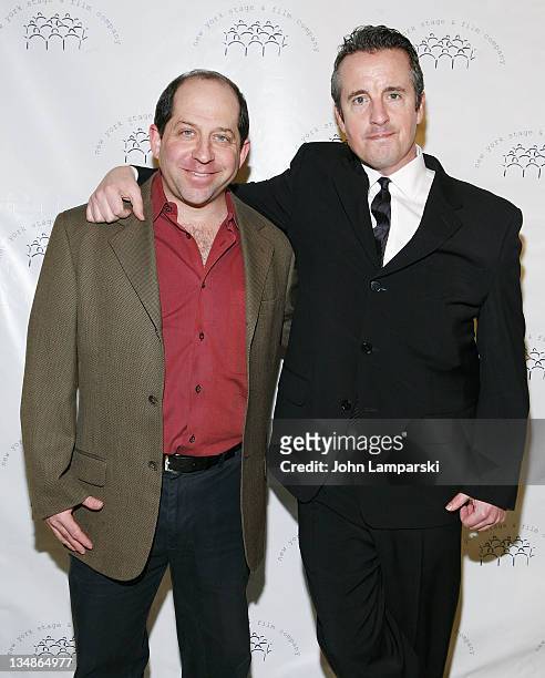 Jason Kravits and Grant Shaud attend the New York Stage and Film 2011 gala at The Plaza Hotel on December 4, 2011 in New York City.