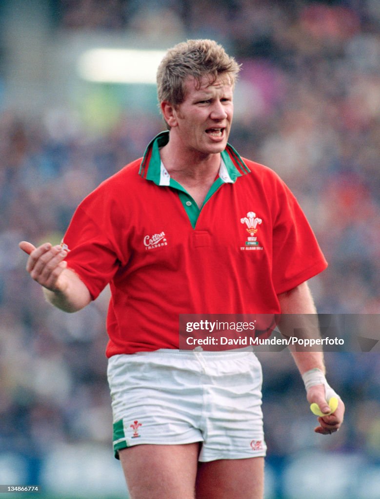 Stuart Davis Rugby Stuart Davies in action for Wales during the Rugby Union... News Photo ...