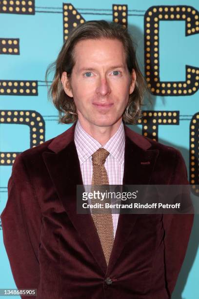 Director Wes Anderson attends the "The French Dispatch" - Paris Gala Screening at Cinema UGC Normandie on October 24, 2021 in Paris, France.