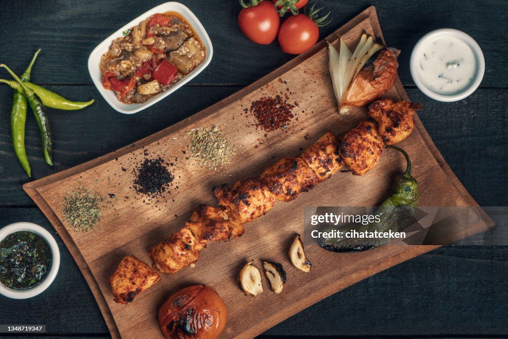 Chicken skewer