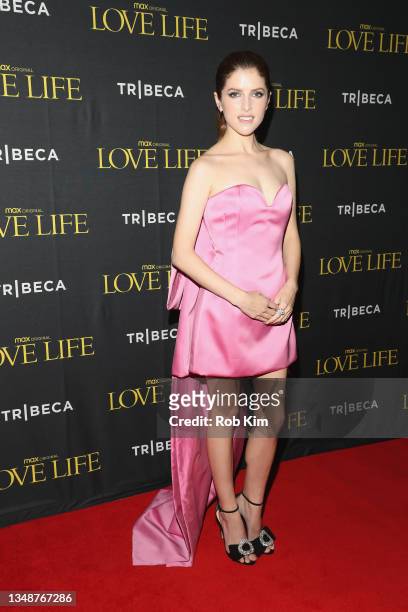 Anna Kendrick attends the TTribeca Fall Preview: "Love Life" season two premiere at DGA Theater on October 24, 2021 in New York City.