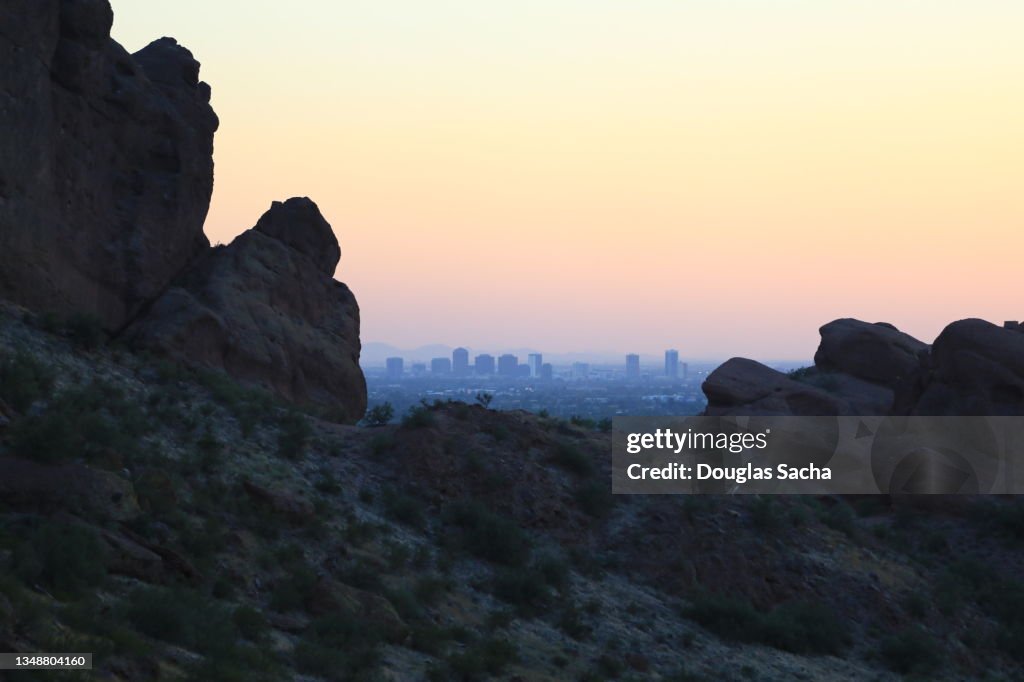 Phoenix skyline from Camelback Mountain