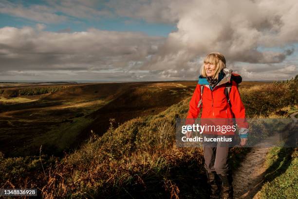 hole of horcum hike, yorkshire, england - york yorkshire stock pictures, royalty-free photos & images