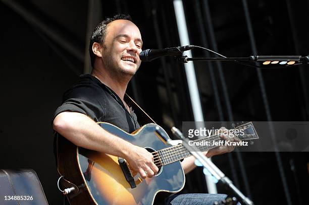 Dave Matthews performs during day two of Dave Matthews Band Caravan at Bader Field on June 25, 2011 in Atlantic City, New Jersey.