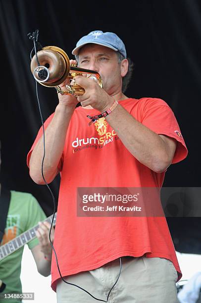 Bill Fanning of Jeff Coffin Mu'tet performs during the final day of Dave Matthews Band Caravan at Lakeside on July 10, 2011 in Chicago, Illinois.