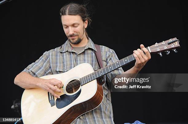 Kris Nowak of Cornmeal performs during day two of Dave Matthews Band Caravan at Lakeside on July 9, 2011 in Chicago, Illinois.