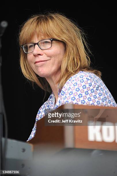 Karen Grotberg of The Jayhawks performs during the final day of Dave Matthews Band Caravan at Lakeside on July 10, 2011 in Chicago, Illinois.