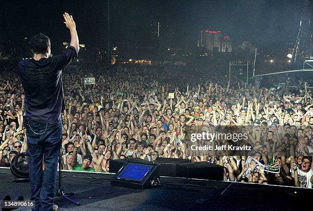 Dave Matthews of the Dave Matthews Band performs during day two of Dave Matthews Band Caravan at Bader Field on June 25, 2011 in Atlantic City, New...