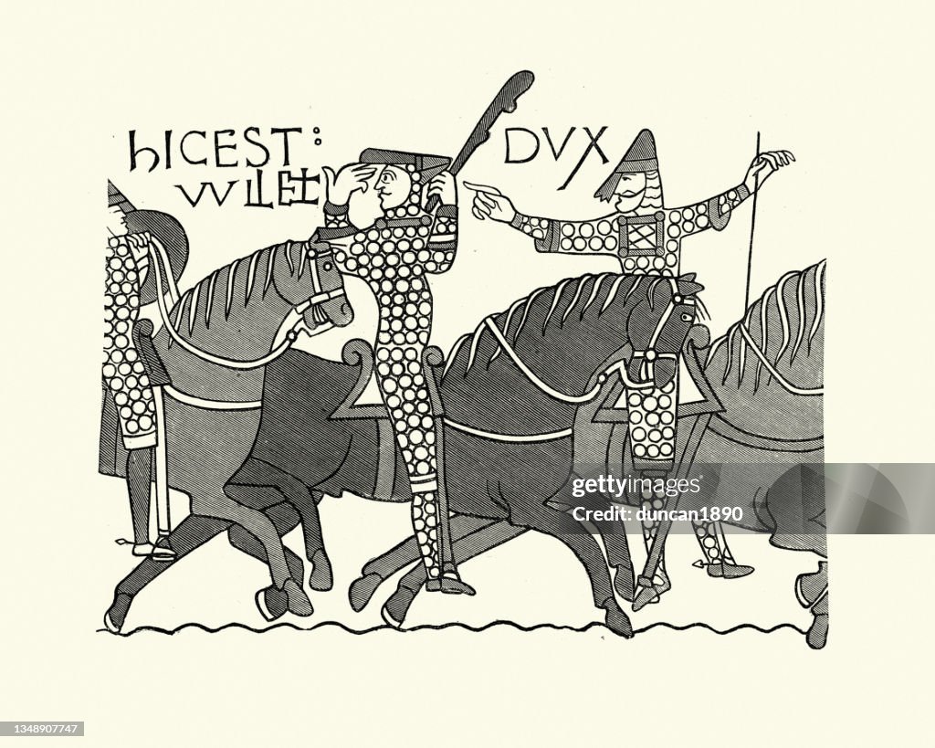 Bayeux Tapestry, Showing William Duke of Normandy