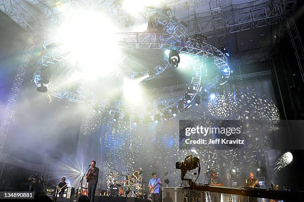 Dave Matthews Band performs during day two of Dave Matthews Band Caravan at Bader Field on June 25, 2011 in Atlantic City, New Jersey.