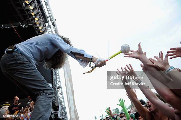 Wayne Coyne of The Flaming Lips performs during the final day of Dave Matthews Band Caravan at Lakeside on July 10, 2011 in Chicago, Illinois.