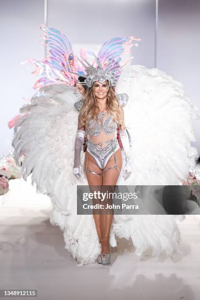 Adriana De Moura walks the runway during the 7TH EDITION OF CATWALK FOR CHARITY, BENEFITING HAITIAN CHILDREN at The Ritz-Carlton Key Biscayne, Miami...