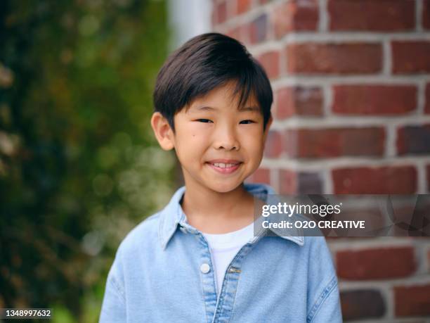 natural light portrait of an asian boy - korean culture stock pictures, royalty-free photos & images