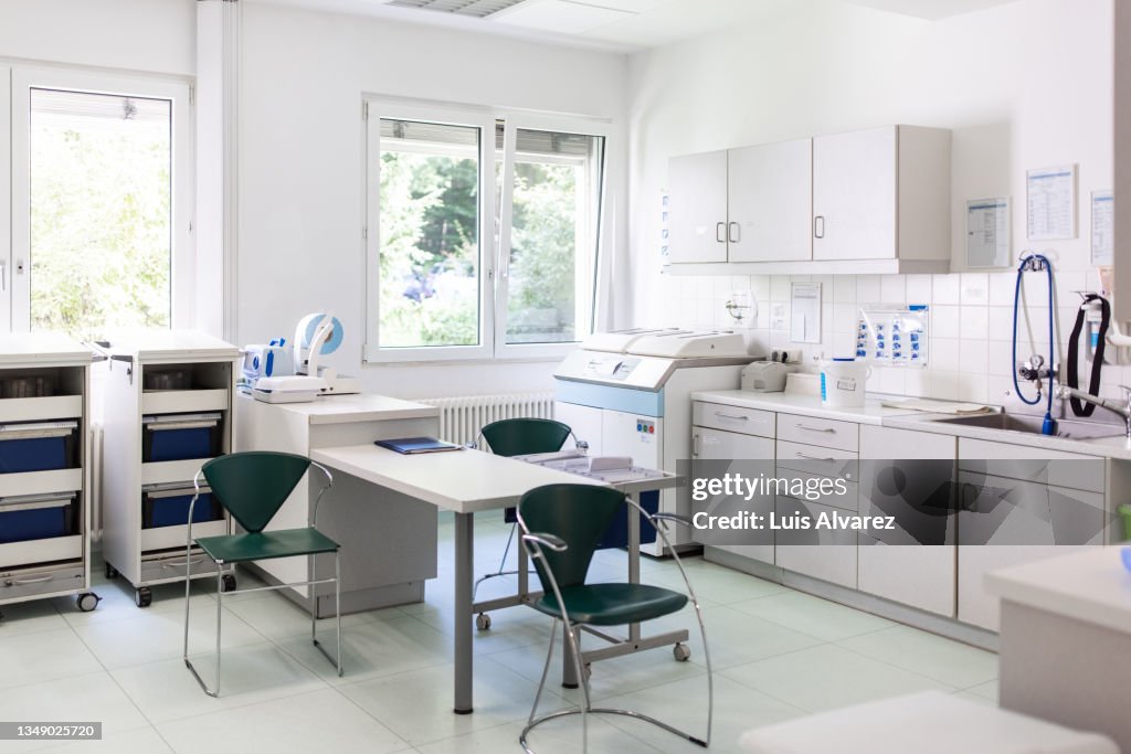 Interior of a medical consulting room