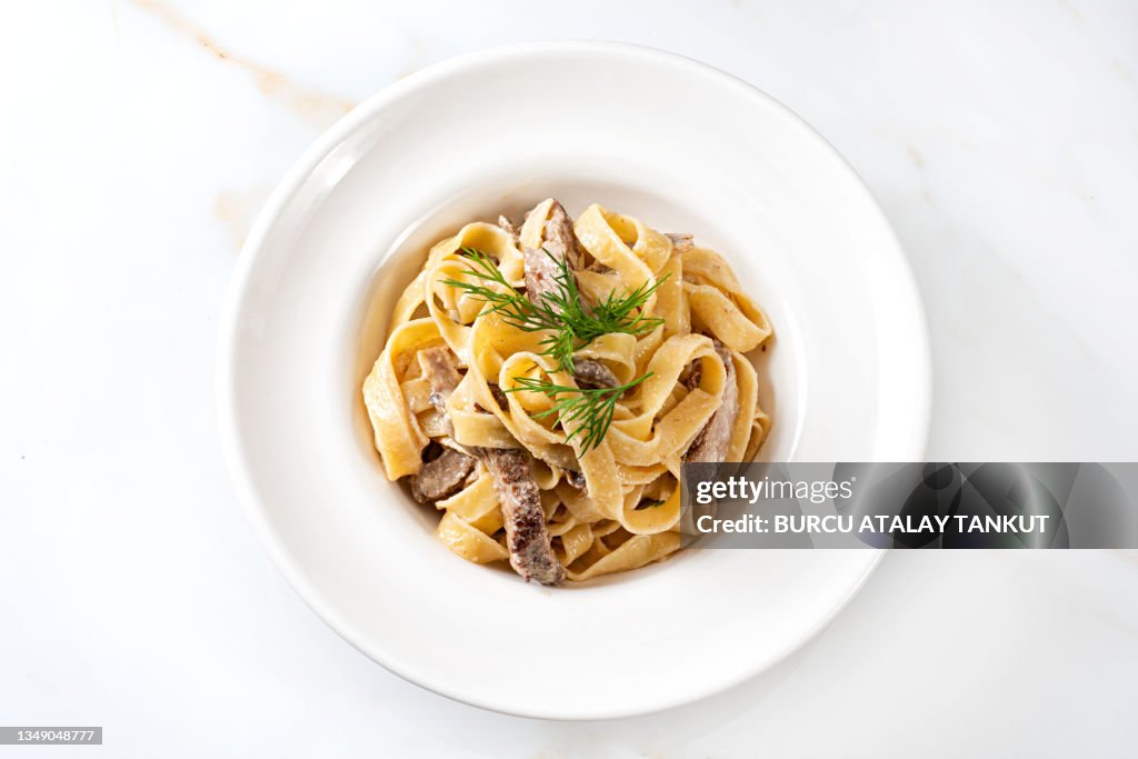 Creamy Beef Stroganoff