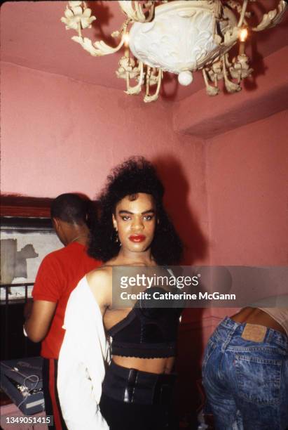Drag ball in 1988 in Harlem, New York City, New York.