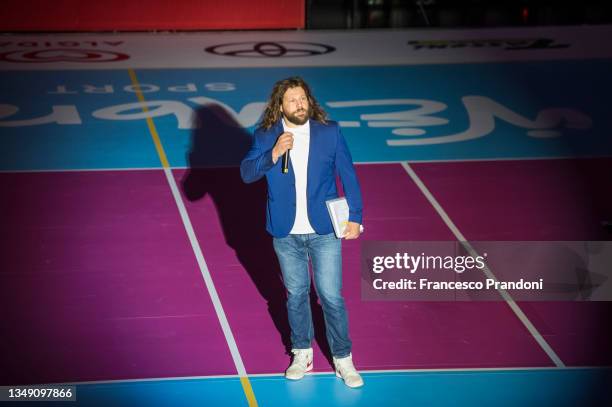 Rugby Player Martin Castrogiovanni attends the WEmbrace Sport a charity event organized by Bebe Vio and art4sport to promote integrated sport between...