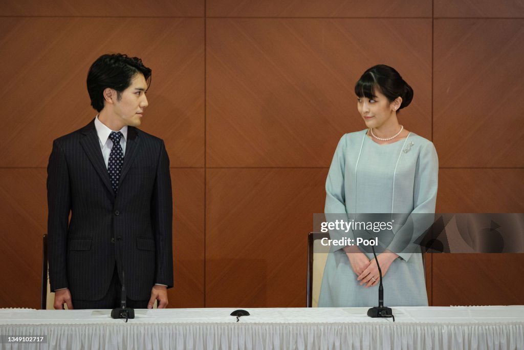 Princess Mako Of Japan Marries Kei Komuro