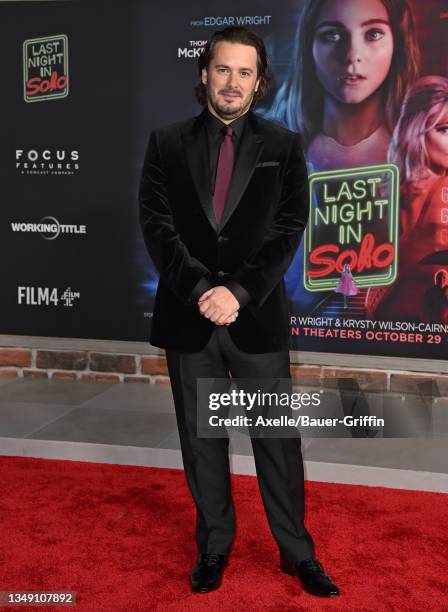 Edgar Wright attends Focus Features' Los Angeles Premiere of "Last Night In Soho" at Academy Museum of Motion Pictures on October 25, 2021 in Los...