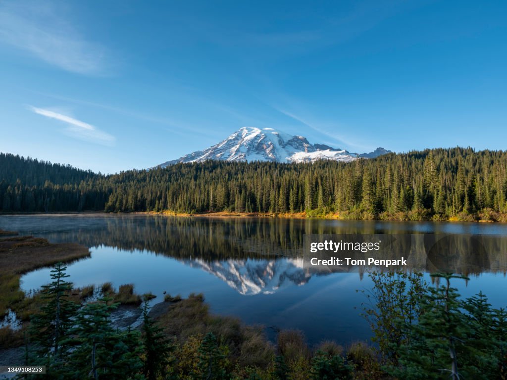 Mount Rainier from Reflection Lakes