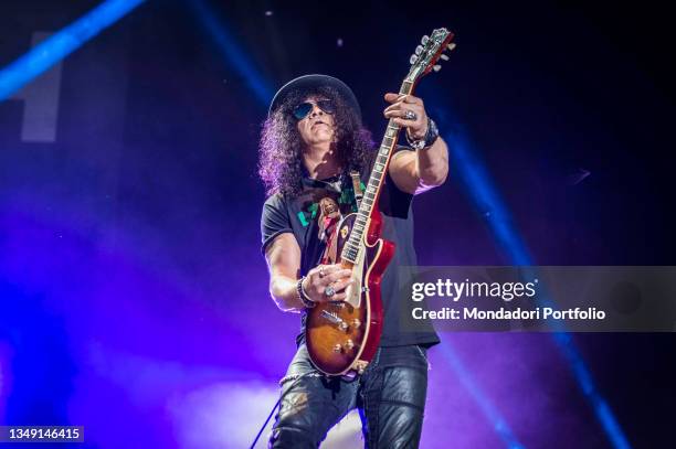 Slash feat. Myles Kennedy and the Conspirators performs live on stage at Assago Summer Arena. Milan , June 24th, 2015