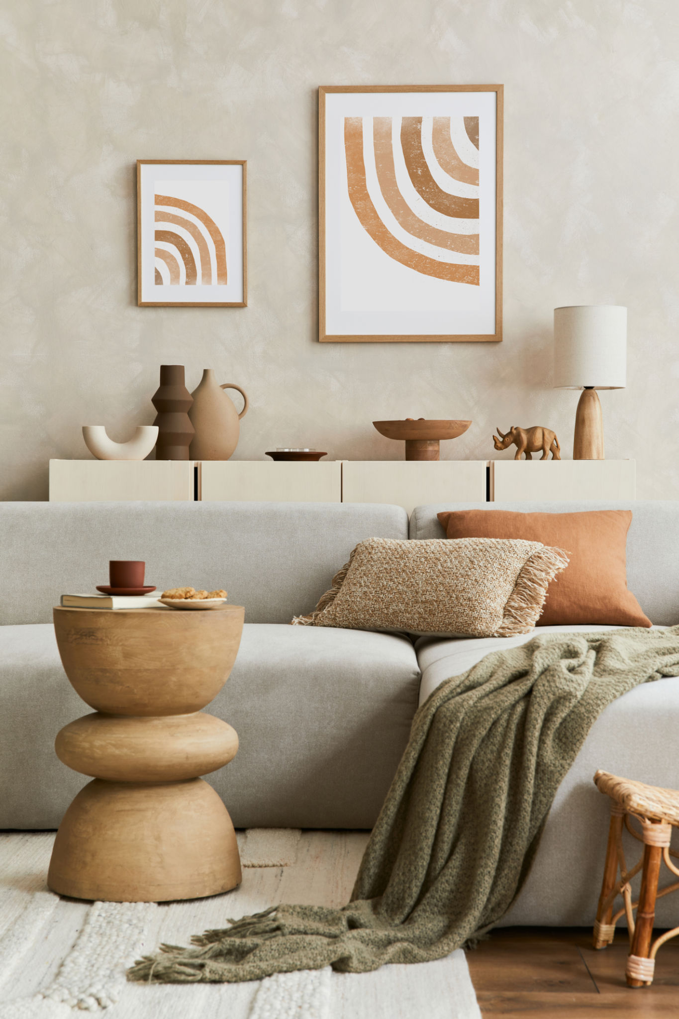 warm neutral interior