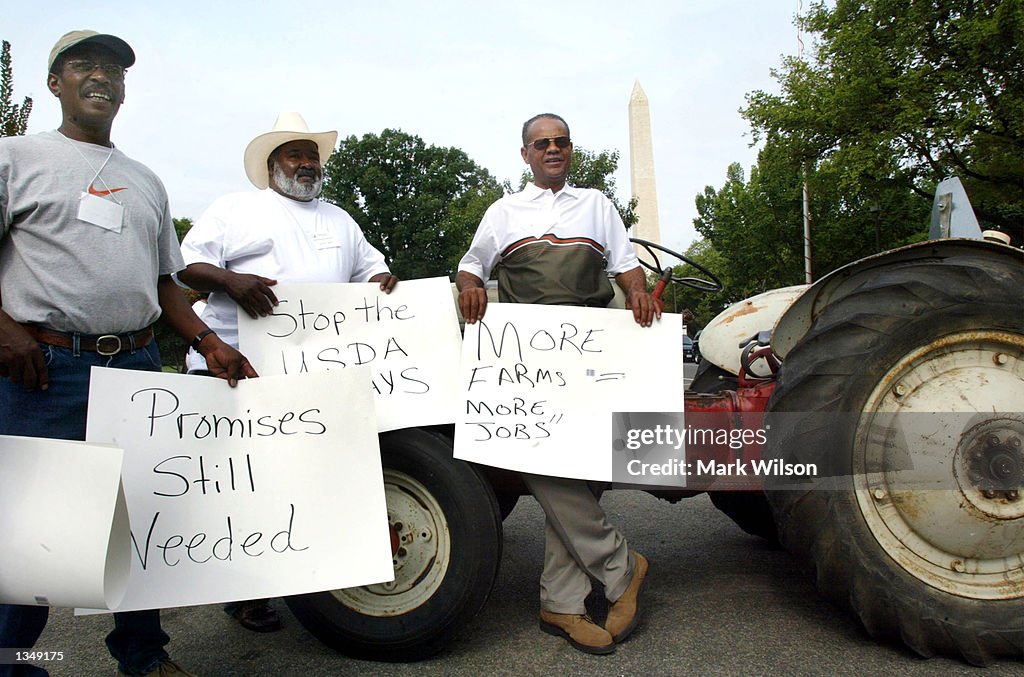 Black Farmers Protest Dept. Of Agriculture