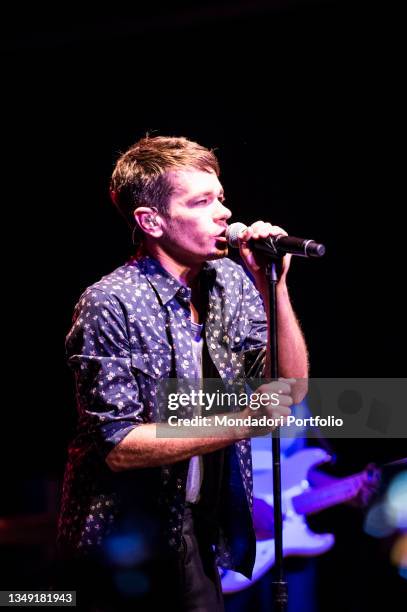 American songwriter and singer Nate Ruess performs live on stage at Magazzini Generali. Milan , June 5th, 2015