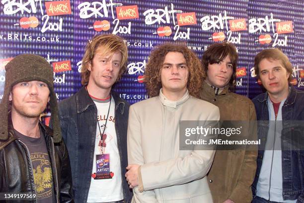 Toploader attend The BRIT Awards 2001 Nominations Launch, 10 Covent Garden, 61/65 Gt Queen St, London WC2, London, UK, Thursday 15 February 2001.