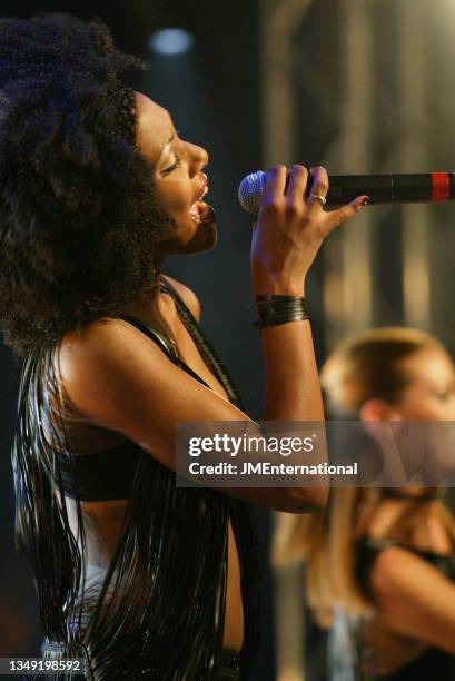 Liberty X - Kelli Young performs during Filming for a series of weekly shows prior to the BRITs, The BRITs Are Coming on ITV1, Ocean, Hackney,...