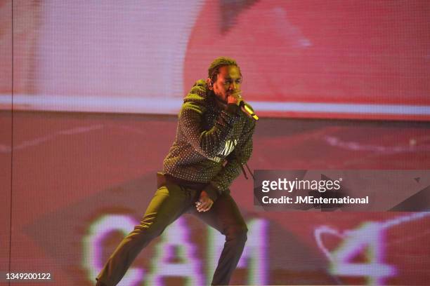 Kendrick Lamar performs 'Feel' and 'New Freezer' on stage at The BRIT Awards 2018 Show, The O2, London, UK, Wednesday 21 Feb 2018.