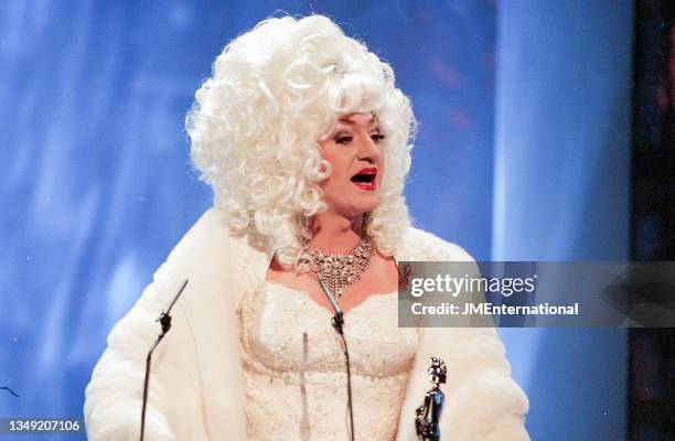 Lilly Savage attends The BRIT Awards 1995, Monday 20 February 1995, Alexandra Palace, London, England.