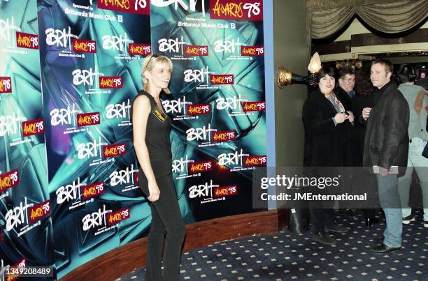 Zoe Ball attends The BRIT Awards Nominations Launch 1998, CafÈ De Paris, London, UK, Monday 12 January 1998.