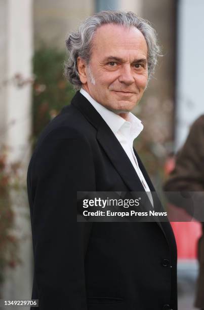 The actor Jose Coronado, on his arrival at the green carpet of the Spanish Film Gala, at the 66th edition of the Seminci, Valladolid International...