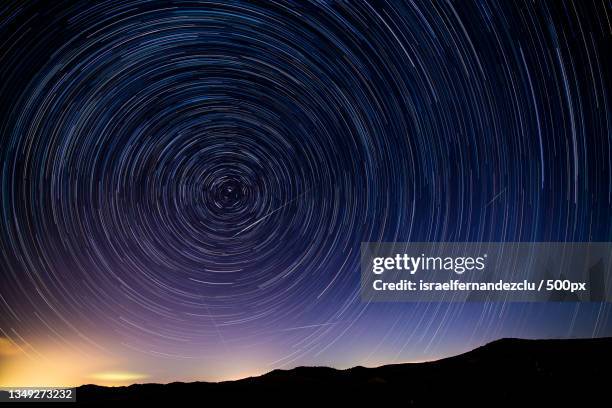 scenic view of star field against sky at night,campillos,spain - polaris stock pictures, royalty-free photos & images