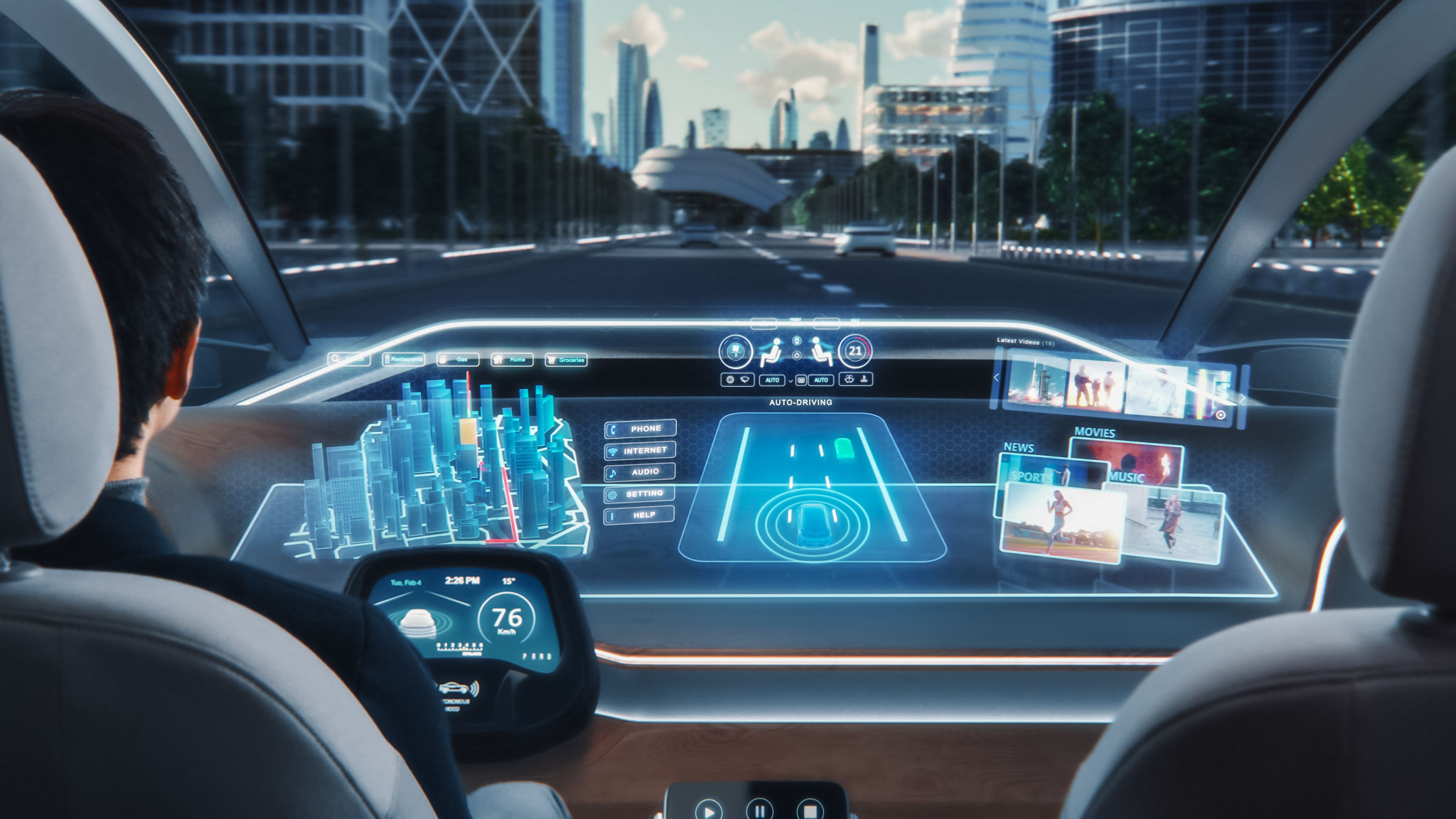 car technology dashboard