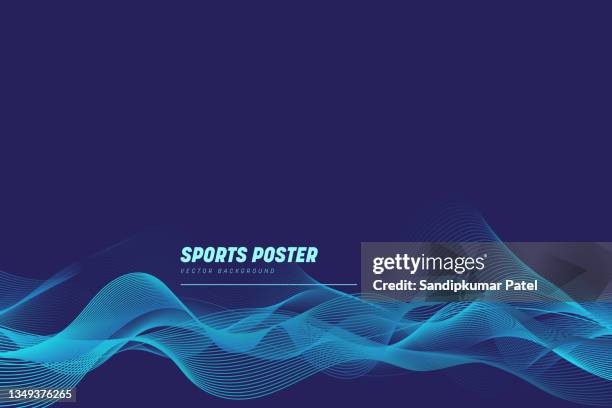 poster template design for sport event - marathon supporter stock illustrations