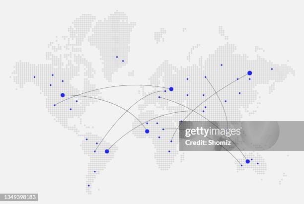 global transportation - freight transportation vector stock illustrations