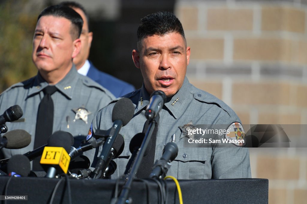 Santa Fe County Sheriff's Office Holds Press Conference Regarding "Rust" On Set Shooting Accident With Alec Baldwin