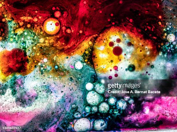 full frame of molecular structure of liquids in motion. - poisonous stock pictures, royalty-free photos & images
