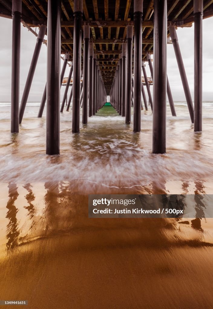 View of pier over sea