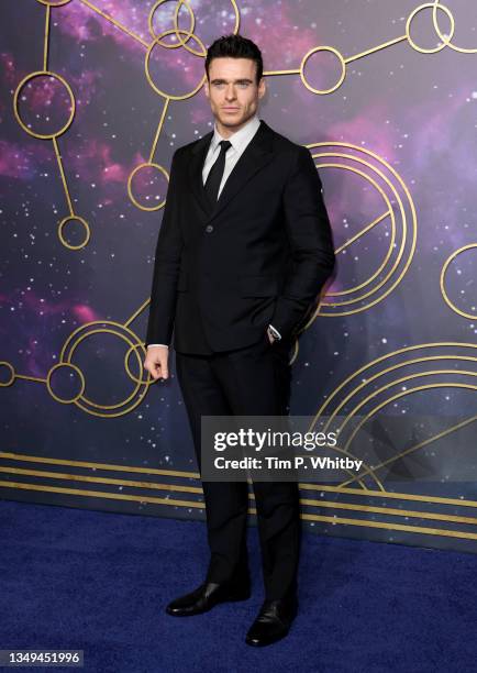 Richard Madden attends the "Eternals" UK Premiere at the BFI IMAX Waterloo on October 27, 2021 in London, England.