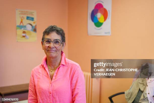 Drug addiction specialist doctor Dominique Guirlet poses at the 'Centre de soins, d'accompagnement et de prévention en addictologie' - 'addiction...