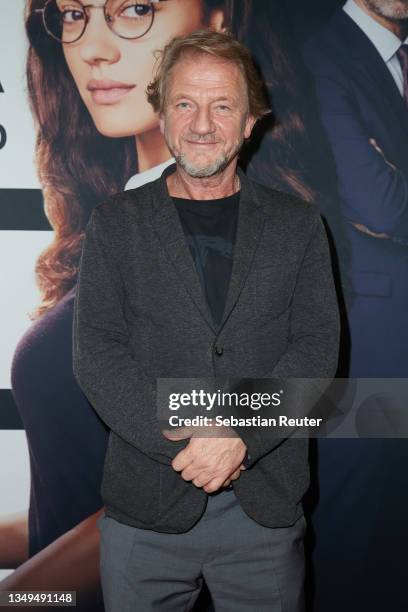 Soenke Wortmann attends the premiere of "Contra" at Zoo Palast on October 27, 2021 in Berlin, Germany.