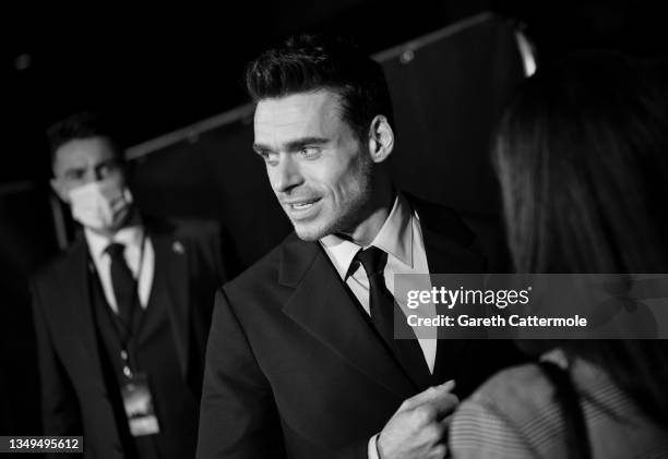 Richard Madden attending the UK Gala screening of Marvel Studios' "Eternals" at BFI IMAX Waterloo on October 27, 2021 in London, England.