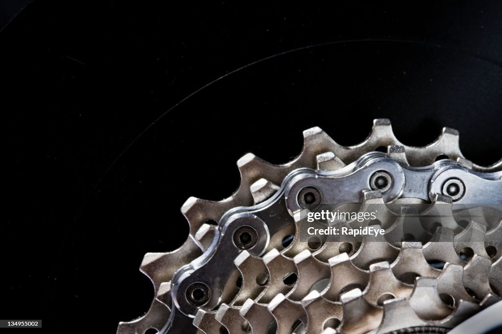 Racing bike gear cluster