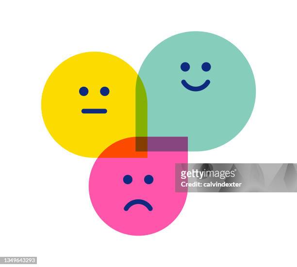 customer feedback emoticons - emotion stock illustrations