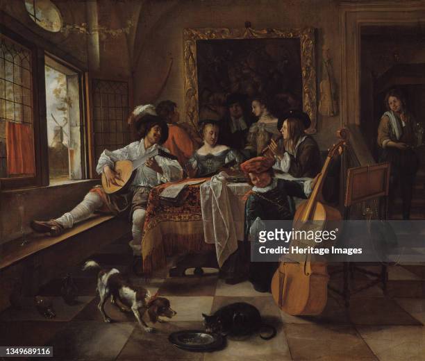 The Family Concert, 1666. Artist Jan Steen.