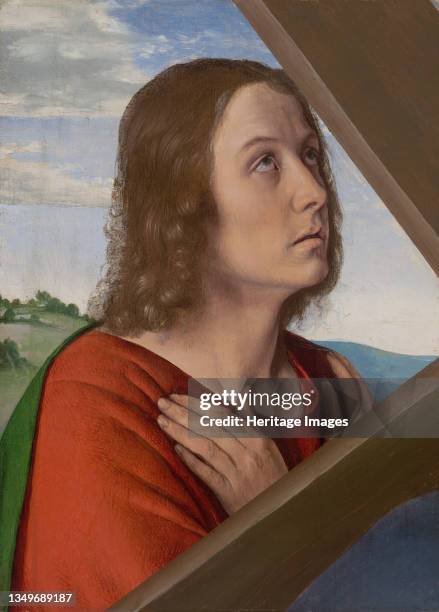 Fragment from Christ Carrying the Cross: Saint John the Evangelist, 1500/05. Artist Jean Hey.