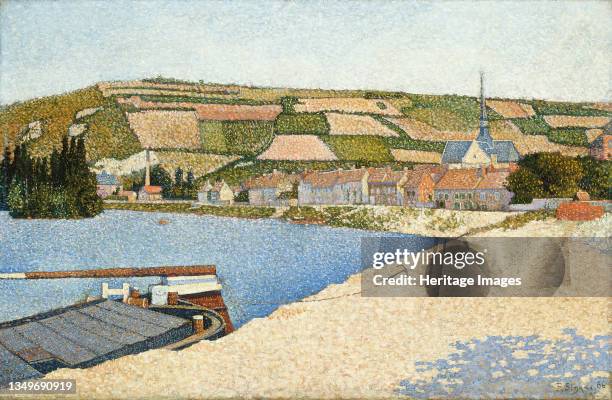 Les Andelys, Côte d'Aval, 1886. Artist Paul Signac.